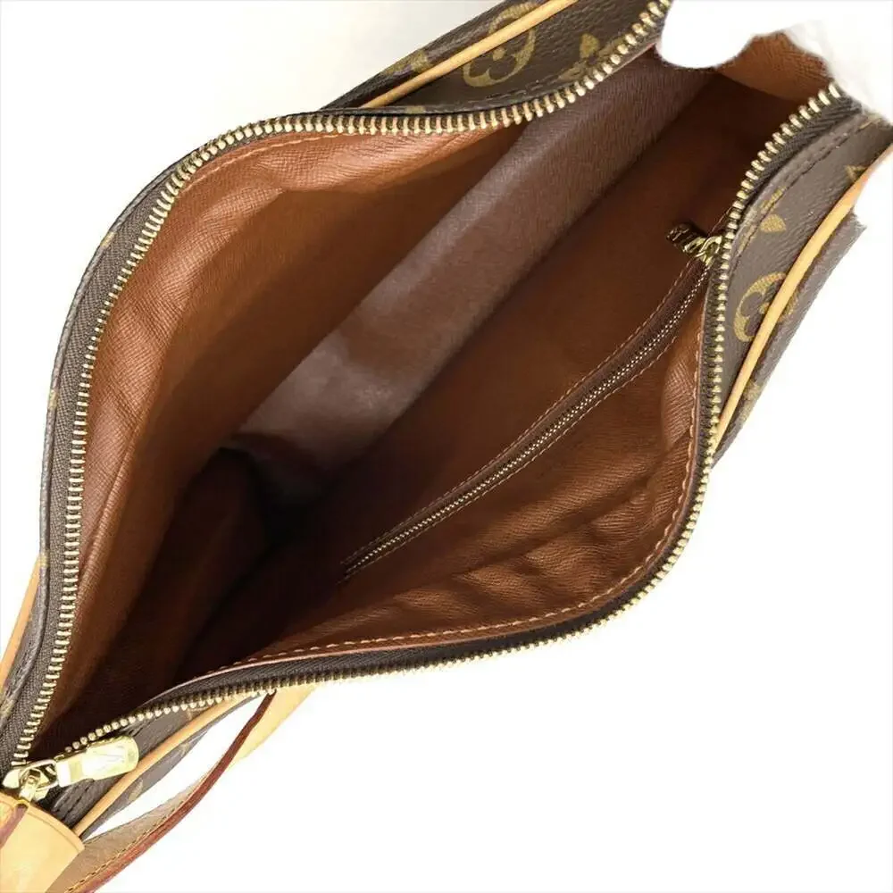 LOUIS VUITTON Brown Monogram Canvas Boulogne 30 Shoulder Bag